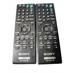 Sony DVD Remote Controls RMT-D187A - Pair Genuine Sony Tested